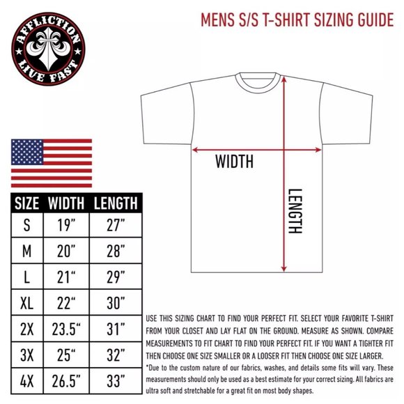 AFFLICTION THUNDER Men's T-shirt BLACK Biker MMA - Picture 5 of 11